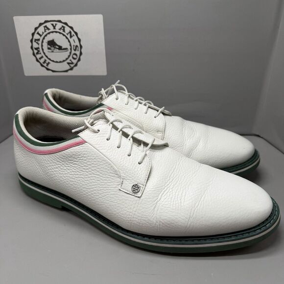 G/Fore G4 Gallivanter White Pebble Leather Golf Shoes Mens Size 15 main image 11
